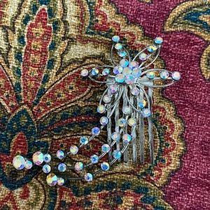 Vintage Sparkly hair comb. saved for the right occasion which didn’t hap…